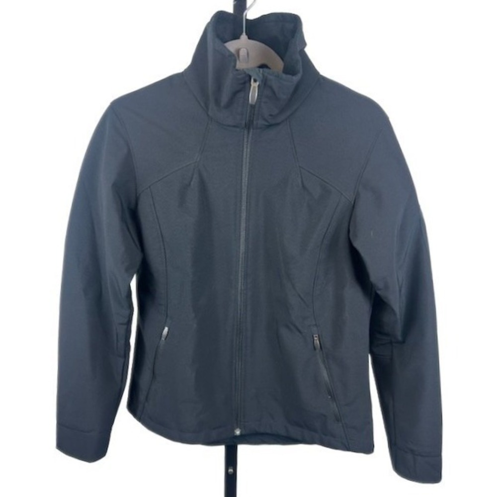 Columbia Titanium Softshell Jacket Women's Size Medium Black Full Zip Activewear